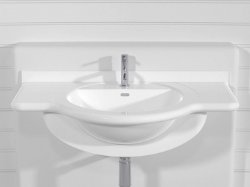 VENEZIA FIXED PLTE9 - Wall-mounted Pietraluce® washbasin by Technova