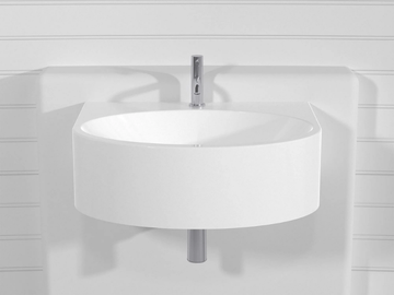 YOUNG LATMY - Wall-mounted Pietraluce® washbasin by Technova