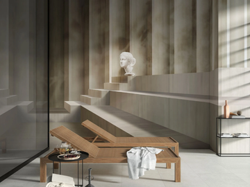 AGORÀ - Trompe l'oeil wallpaper by Tecnografica