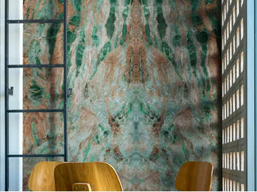 AMAZZONIA - Marble effect nonwoven wallpaper by Tecnografica