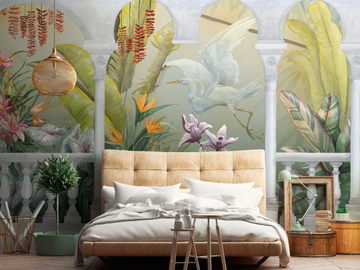 ARCADIA - Panoramic nonwoven wallpaper by Tecnografica