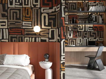 ATAMGA - Motif nonwoven wallpaper by Tecnografica