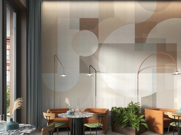 CINDY - Geometric nonwoven wallpaper by Tecnografica