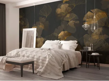 GINKO - Nonwoven wallpaper with floral pattern by Tecnografica