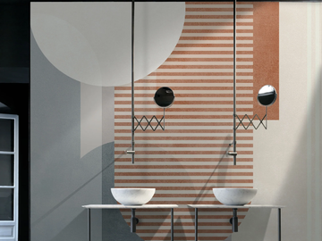 JANIS - Geometric nonwoven wallpaper by Tecnografica