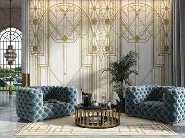 JAY - Geometric nonwoven wallpaper by Tecnografica