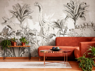 JURASSIC - Landscape nonwoven wallpaper by Tecnografica