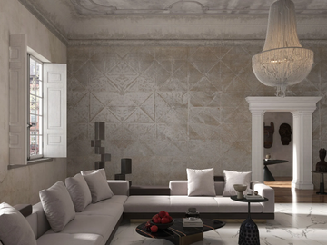 KALIMBA - Geometric wallpaper strip by Tecnografica