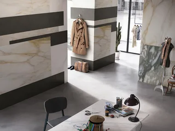 MADISON SQUARE - Marble effect nonwoven wallpaper by Tecnografica