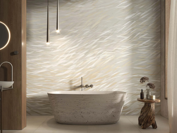 MAREA - Nonwoven bathroom wallpaper by Tecnografica