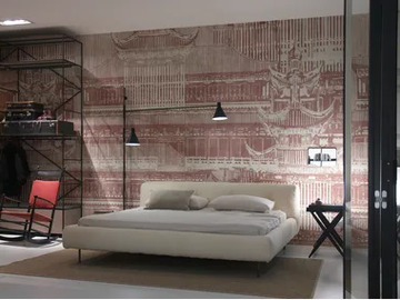 MIKADO - Nonwoven wallpaper strip by Tecnografica