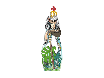 QUEEN LUCY - LED PMMA floor lamp by Tecnografica
