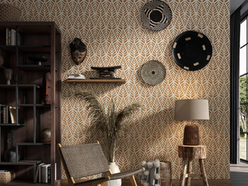 RAU - Motif wallpaper strip by Tecnografica