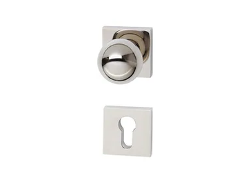 K12E23 CHR + ES-12 CHR - Door knob by TECNOLUMEN®