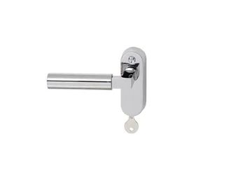 WALTER GROPIUS - Window handle on rose with lock by TECNOLUMEN®
