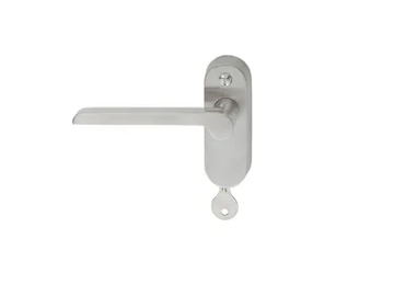 WILHELM WAGENFELD - Window handle on rose with lock by TECNOLUMEN®