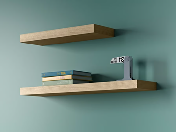 BALDA - Oak wall shelf by Temahome