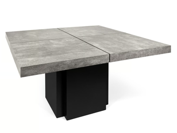 DUSK - Square cement dining table by Temahome