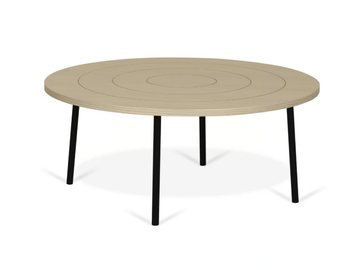 PLY - Low round MDF coffee table by Temahome