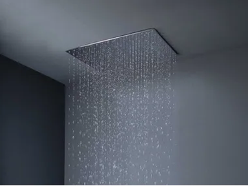 BIG RAIN - Built-in brass rain shower with anti-lime system by Tender rain