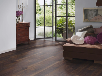 A16 OAK CUBA BROWN - Antibacterial anti-static ecological wooden flooring by Ter Hürne