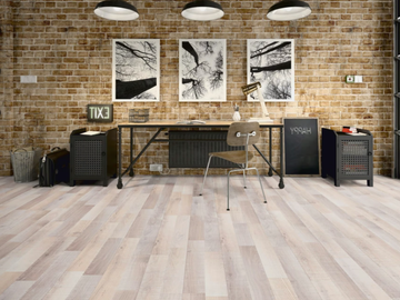 F10 OAK PLANE-MARKED GREY WHITE - Laminate flooring with wood effect by Ter Hürne