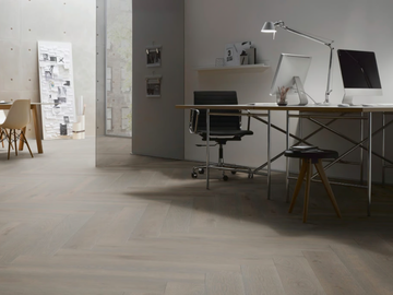 M12 OAK AZURE BROWN - 3 layers oak parquet by Ter Hürne