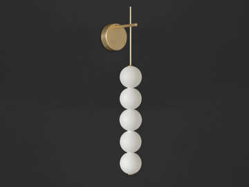 ABACUS - LED opal glass wall lamp by Terzani