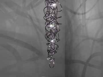 DOODLE VERTICAL - LED metal pendant lamp by Terzani