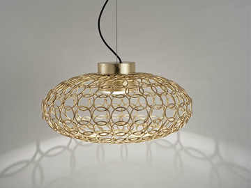G.R.A. N41 - Metal pendant lamp by Terzani