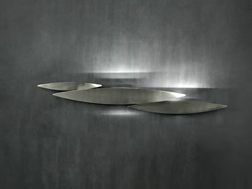 I LUCCI ARGENTATI - Halogen metal wall lamp by Terzani