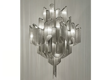 STREAM - Halogen metal pendant lamp by Terzani