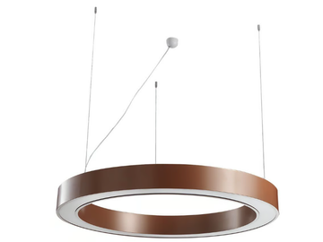 RING - Ceiling mounted aluminium linear lighting profile by Terzo Light
