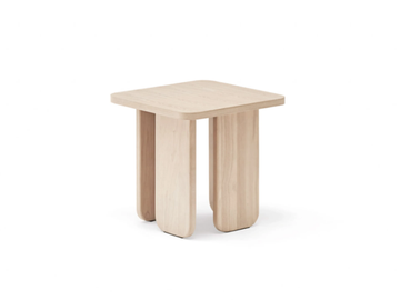 ARQ - Square ash high side table by TEULAT