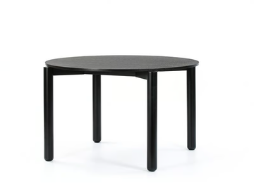 ATLAS - Round veneer and rubberwood table by TEULAT