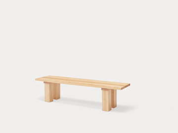 BANDA - Wooden bench by TEULAT