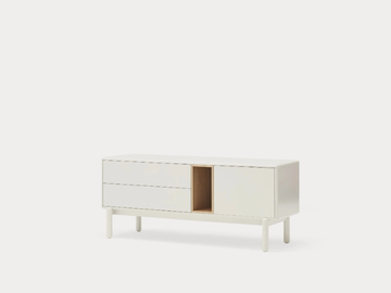 CORVO - MDF TV cabinet with doors and drawers by TEULAT