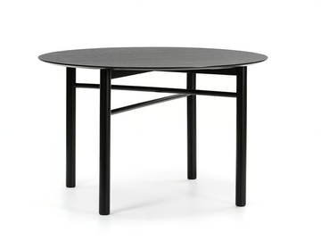 JUNCO - Round veneer and rubberwood table by TEULAT
