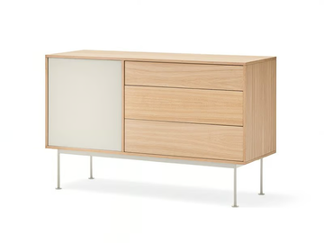 YOKO - Wood veneer and MDF sideboard by TEULAT
