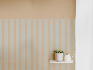 BRUSH STRIPE - Striped washable wallpaper by Texturae