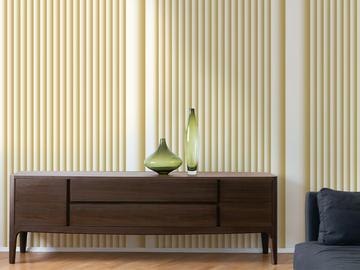 FADED LINES II - Striped washable wallpaper by Texturae