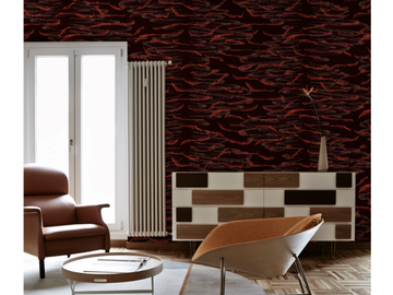 FLAMBOYANT - Motif washable wallpaper by Texturae
