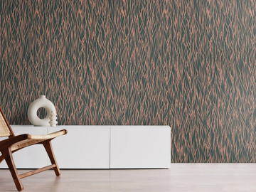 HAIRSPRAY - Motif washable wallpaper by Texturae