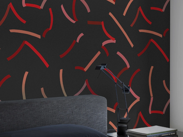 LEARNING TO WAVE - Motif washable wallpaper by Texturae