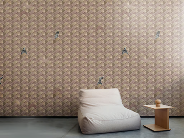 MAGNETIC DANCER - Motif washable wallpaper by Texturae