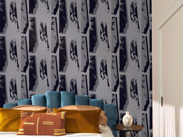 NOTTURNO - Motif washable wallpaper by Texturae
