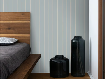PENCIL STRIPE I - Striped washable wallpaper by Texturae