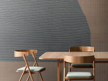 VENTAME III - Check washable wallpaper by Texturae