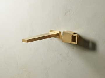 EDGE - 2 hole wall-mounted washbasin tap by The Watermark Collection