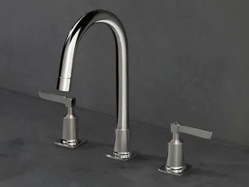 HIGHLINE - 3 hole countertop washbasin tap by The Watermark Collection